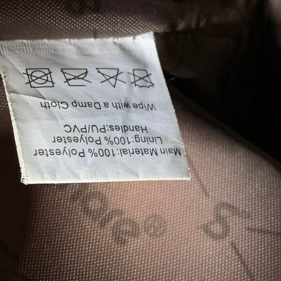 Signare Cat Kitten All over Print Tapestry Backpack Tan Drawstring Buckle Snap - Picture 3 of 14